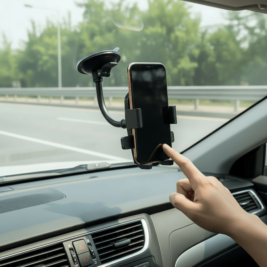 Porte Telephone Ventouse Voiture