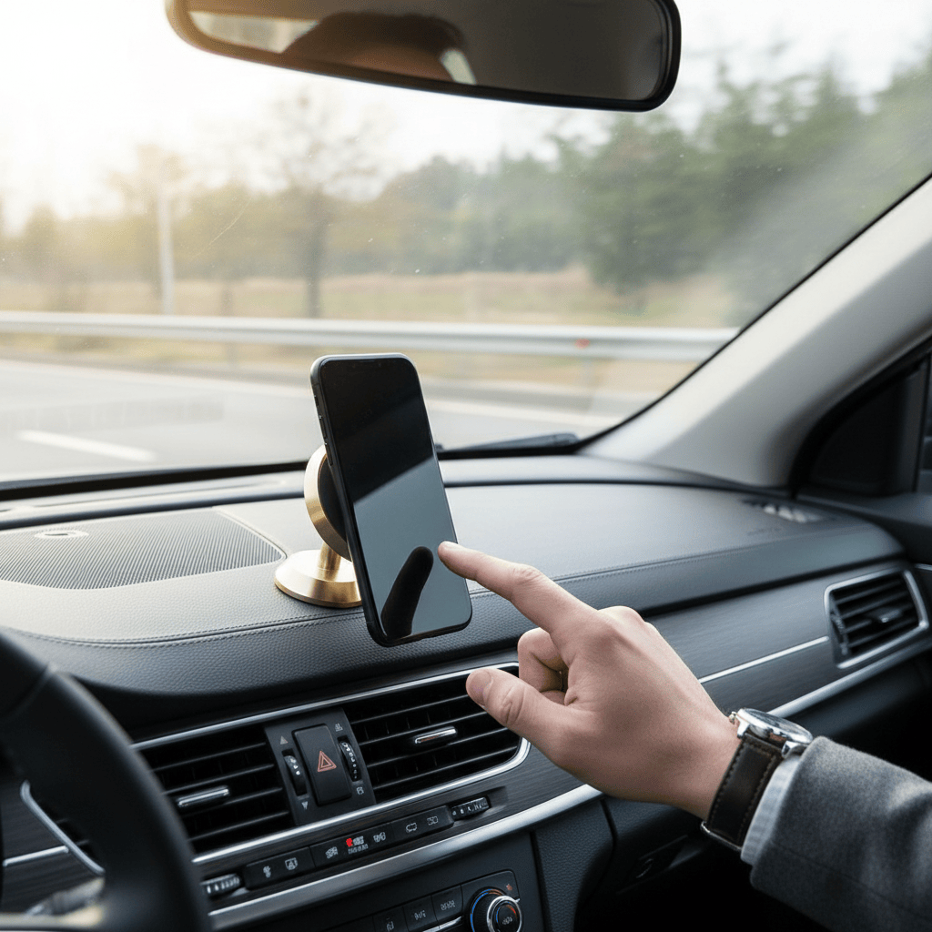 Porte Téléphone Voiture Aimanté