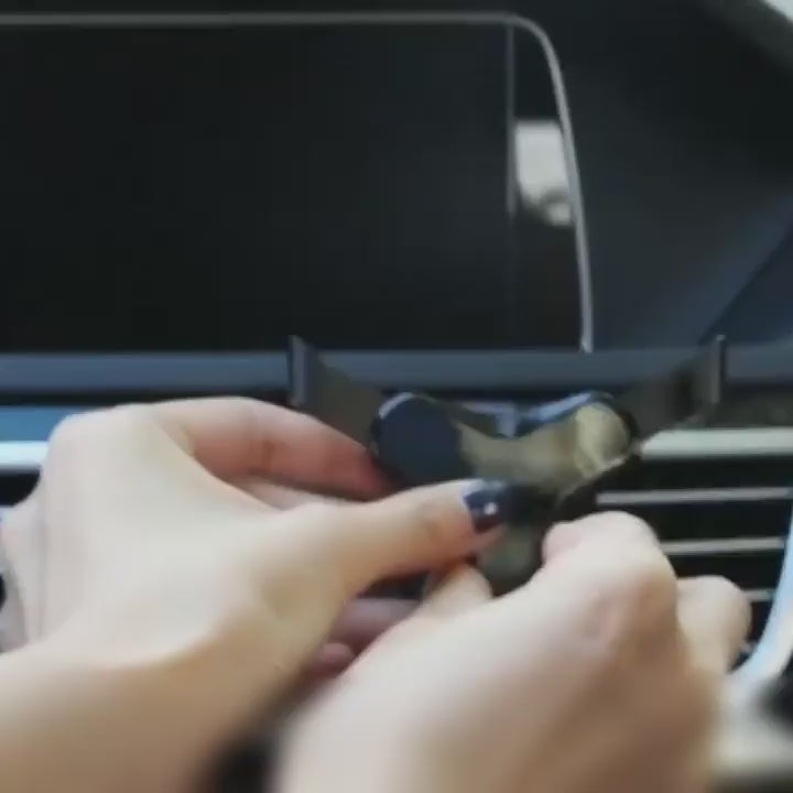 Support de tel sur grille d'aération