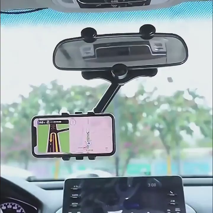 Support de rétroviseur pour téléphone mobile