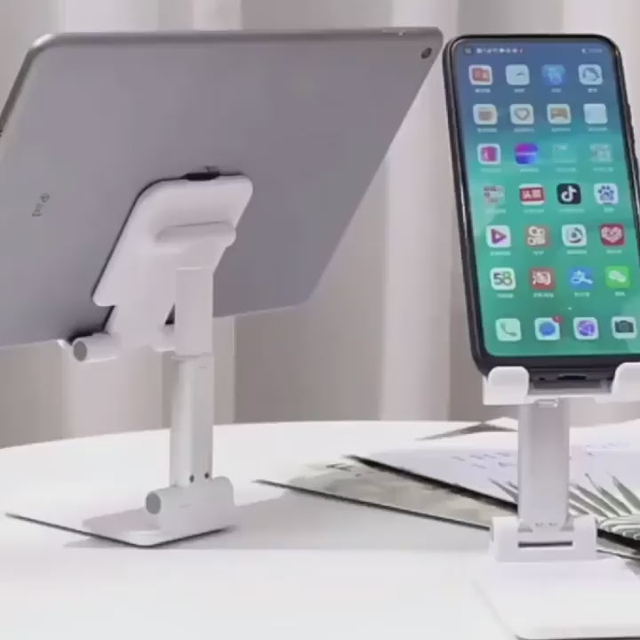 Support ajustable pour téléphone au bureau