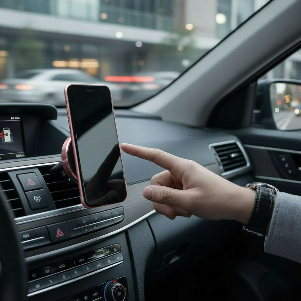 Porte téléphone de voiture | Pour grille d'aération