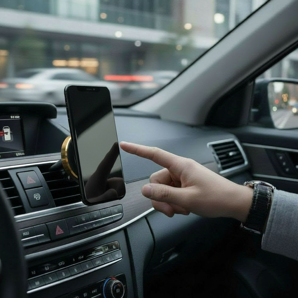 Support de téléphone | Pour aération ronde