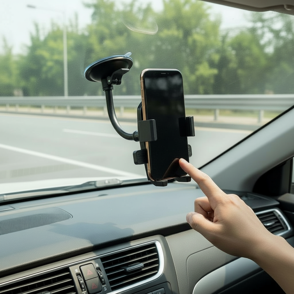 Porte telephone | À ventouse pour voiture