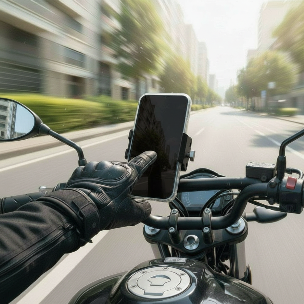 Support de téléphone | Pour moto en aluminium
