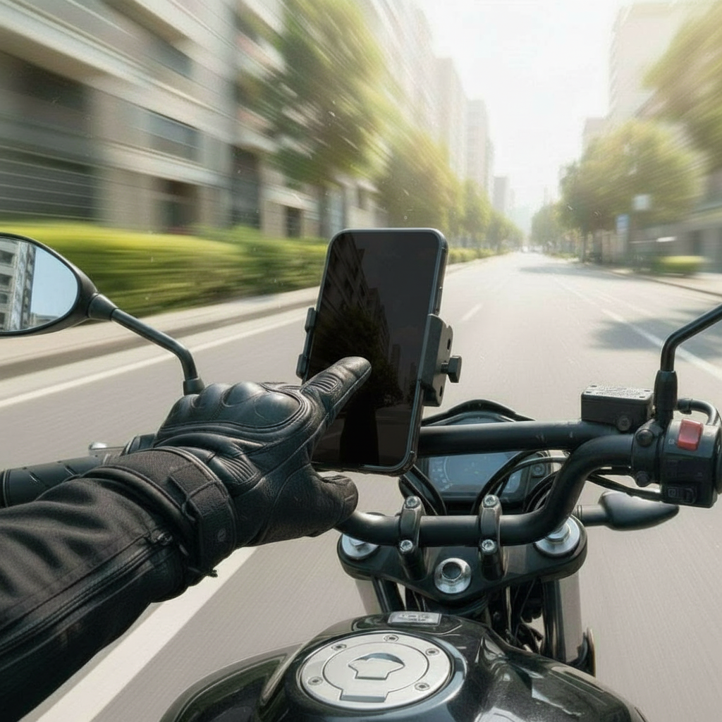 Support de téléphone | Pour moto anti-vibration