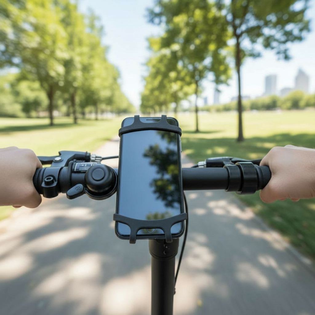 Support de smartphone | Pour trottinette gris