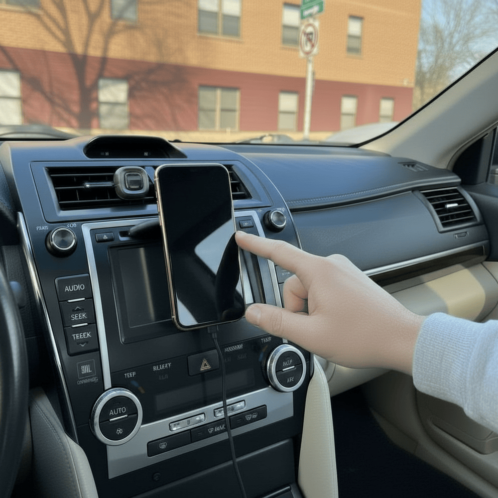 Support Telephone Voiture Chargeur Induction